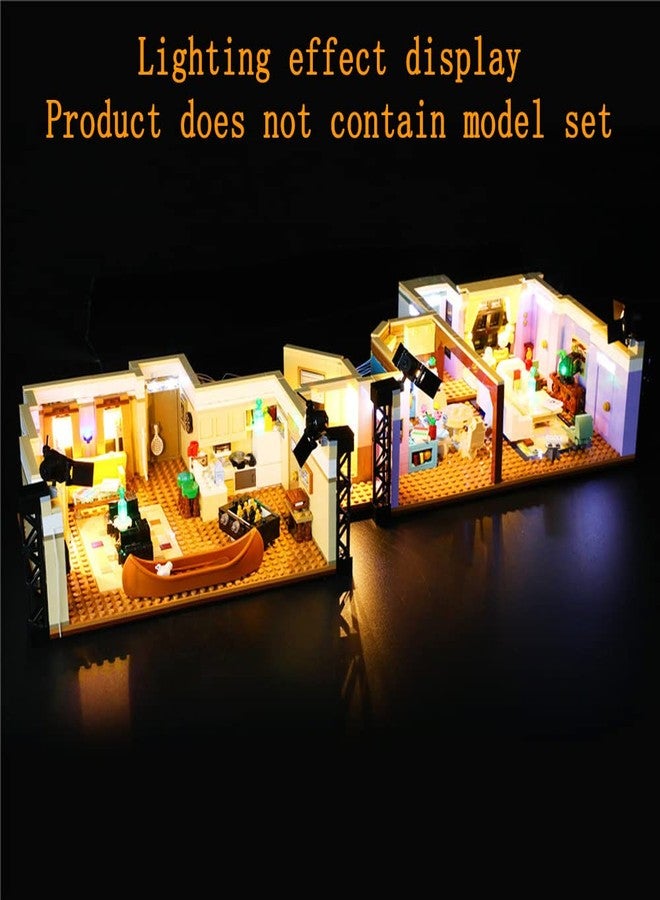 GEAMENT LED Light Kit Compatible with Lego The Friends Apartments - Lighting Set for Creator 10292 Building Model (Model Set Not Included) - Image 4